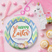 Gelukkig Pasen, Eierjacht en Pot Luck Papieren Bordje (Feest)