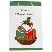 Gelukkig Pasen Eiermand Kunst Schilderen Medium Cadeauzakje (Voorkant)