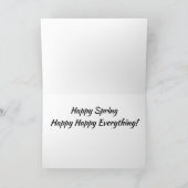 GELUKKIG "PASEN" EN "LENTE" NAAR ****MIJN TWEELING KAART (Binnen)