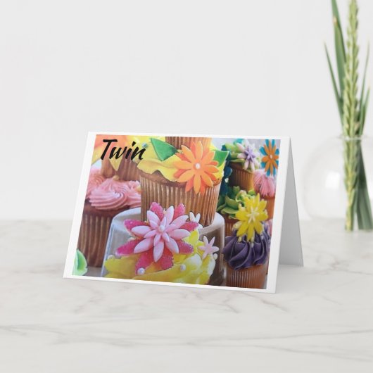 GELUKKIG "PASEN" EN "LENTE" NAAR ****MIJN TWEELING KAART (Voorkant)