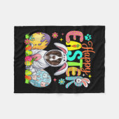 Gelukkig Pasen Engels Springer Spaniel Cosplay Bun Fleece Deken (Voorkant (Horizontaal))