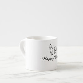 Gelukkig Pasen Espresso Mok - Festieve Cadeau