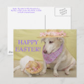 GELUKKIG PASEN! FEESTDAGENKAART (Voorkant / Achterkant)