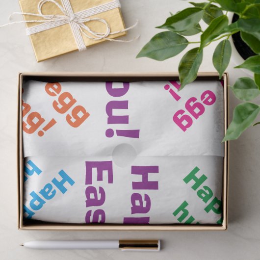 Gelukkig Pasen Gelukkig Ei Jacht Chick Eieren Tissuepapier (Geschenk)