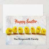Gelukkig Pasen gepersonaliseerd Feestdagenkaart (Voorkant / Achterkant)