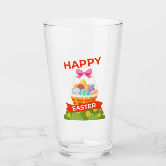 Gelukkig Pasen Glas (Voorkant)