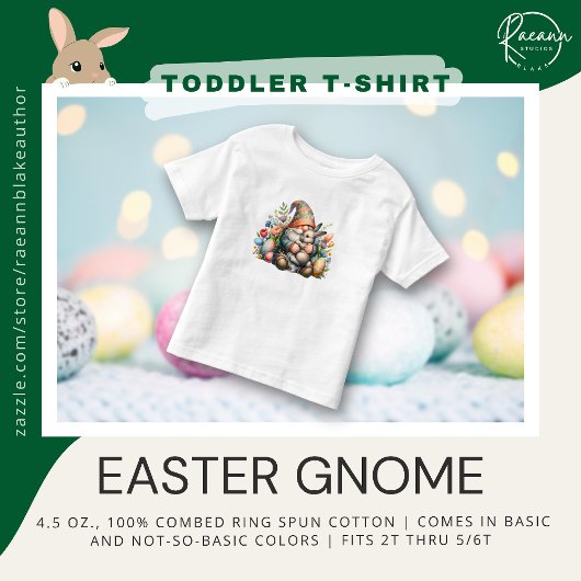 Gelukkig Pasen Gnome Peuter T-shirt