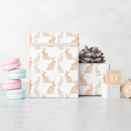 Gelukkig Pasen - Gold Bunny's patroon Cadeaupapier