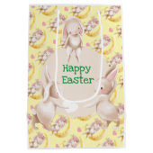 Gelukkig Pasen in Geel Medium Cadeauzakje (Achterkant)