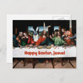Gelukkig Pasen, Jezus! Grappig Paas Briefkaart (Voorkant / Achterkant)