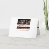 Gelukkig Pasen, Jezus! Grappig Paas Wenskaart Feestdagen Kaart (Achterkant)