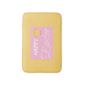 Gelukkig Pasen Kleine Chick Geel Badmat (Voorkant Verticaal)