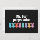 Gelukkig Pasen Konijn Christelijke Religieuze Carn Feestdagenkaart (Voorkant)