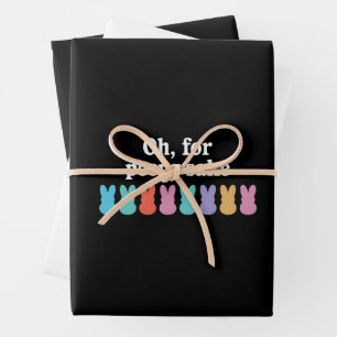 Gelukkig Pasen Konijn Christelijke Religieuze Carn Inpakpapier Vel