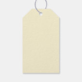 Gelukkig Pasen Konijn Ei en Vogel Cadeaulabel (Achterkant)