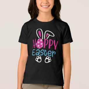Gelukkig Pasen Konijn Ei Schattig Lente Design Tri-Blend Shirt
