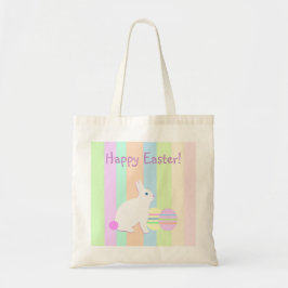 Gelukkig Pasen Konijn en Eieren Tote Bag