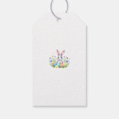 Gelukkig Pasen Konijn Konijn Cadeaulabel (Achterkant)