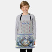 Gelukkig Pasen Konijn Konijneneieren Naam personal Schort (Gedragen)