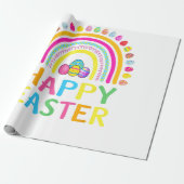 Gelukkig Pasen Konijn Paaseieren Jacht Paasfeest V Cadeaupapier (Uitgerold)