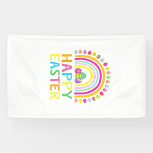 Gelukkig Pasen Konijn Paaseieren Jacht Paasfeest V Spandoek