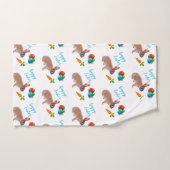 Gelukkig Pasen Konijn Patroon Handdoek (Handdoek)