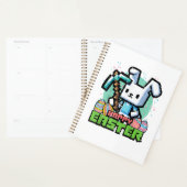 Gelukkig Pasen Konijn Pixel Game Gaming Gamer Jong Planner (Display)