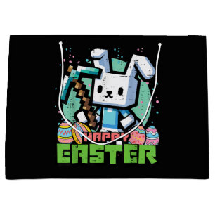 Gelukkig Pasen Konijn Pixel Game  Groot Cadeauzakje