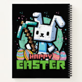 Gelukkig Pasen Konijn Pixel Game  Notitieboek (Achterkant)