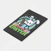 Gelukkig Pasen Konijn Pixel Game  Post-it® Notes (Schuin)