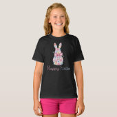 Gelukkig Pasen Konijn T-shirt (Voorkant volledig)
