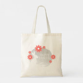 Gelukkig Pasen Konijn Tote Bag (Achterkant)