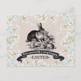 Gelukkig Pasen. konijnen Pasen Feestdagenkaart