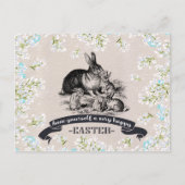 Gelukkig Pasen. konijnen Pasen Feestdagenkaart (Voorkant)