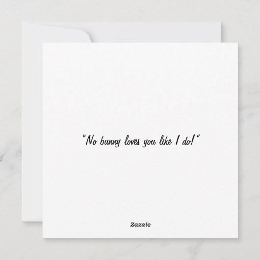 Gelukkig Pasen - Konijneneieren in pastelkleuren Feestdagenkaart (Achterkant)