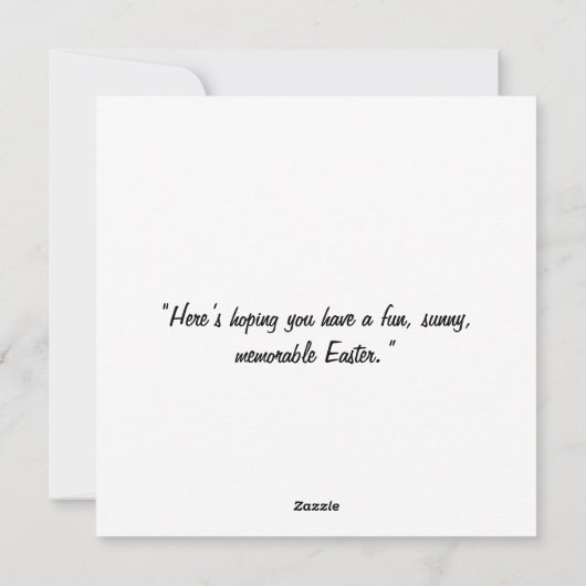 Gelukkig Pasen - Konijneneieren in pastelkleuren Feestdagenkaart (Achterkant)