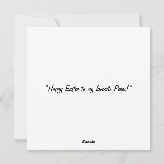 Gelukkig Pasen - Konijneneieren in pastelkleuren Feestdagenkaart (Achterkant)