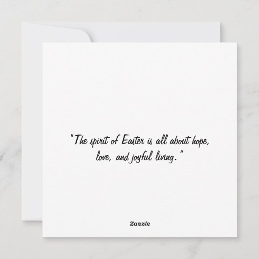 Gelukkig Pasen - Konijneneieren in pastelkleuren Feestdagenkaart (Achterkant)