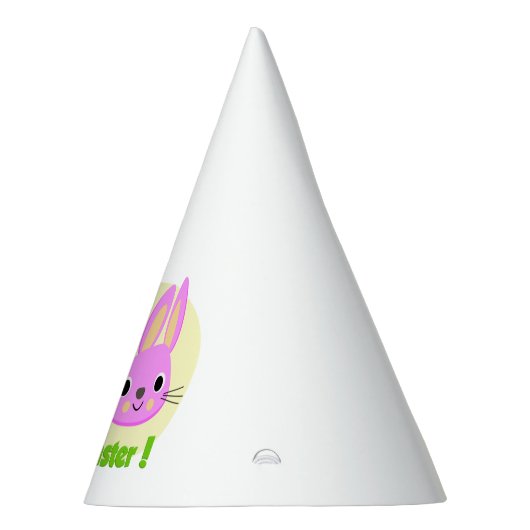 "GELUKKIG PASEN" KONIJNTJES FEESTHOEDJES (Rechts)