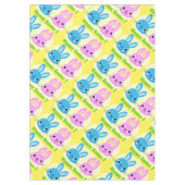 "GELUKKIG PASEN" KONIJNTJES TAFELKLEED (Voorkant)