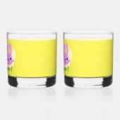 "GELUKKIG PASEN" KONIJNTJES WHISKY GLAS (Links)