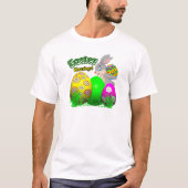 Gelukkig Pasen Koppel T-shirt (Voorkant)