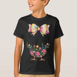 Gelukkig Pasen Kuiken Eieren Schattig Gelukkig Pas T-shirt