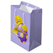 Gelukkig Pasen Kuiken  Medium Cadeauzakje (Voorkant Gekanteld)
