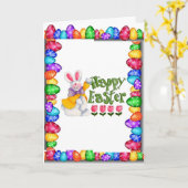 GELUKKIG *PASEN* *LENTE* *ALLES* MET PASEN KAART (Gele Bloem)