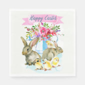 Gelukkig Pasen | Lente dag Servet (Voorkant)