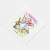 Gelukkig Pasen | Lente dag Servet (Hoek)