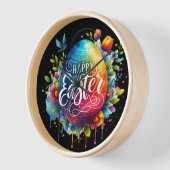 Gelukkig Pasen: Levendige Waterverf Paasei (Hoek)