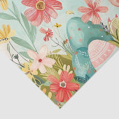 Gelukkig Pasen licht groene waterverf Tissuepapier (Detail)