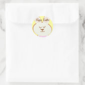Gelukkig Pasen Meisje Bunny Stickers (Tas)